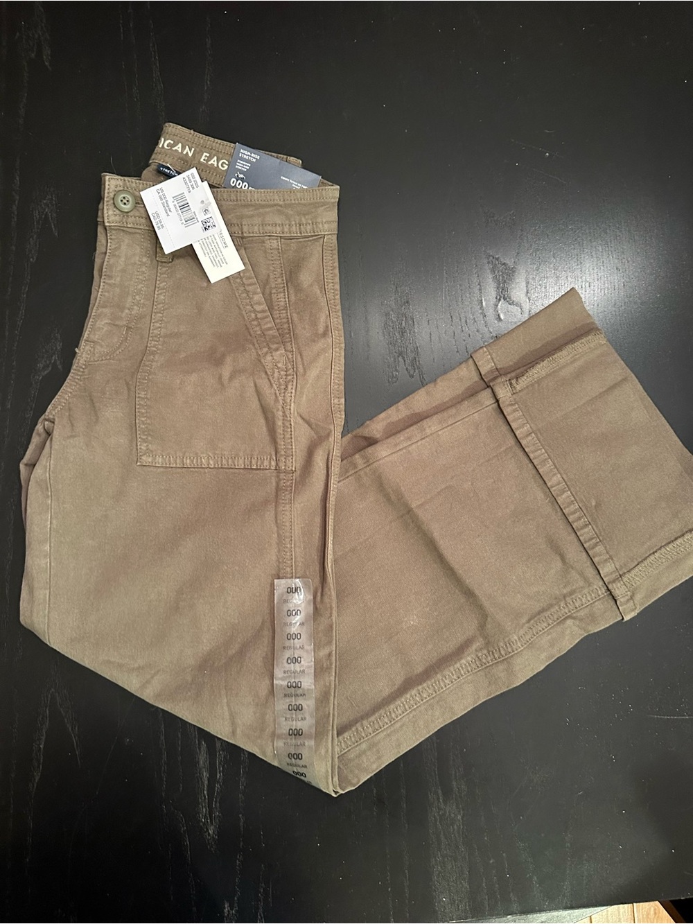 American Eagle Stovepipe High-Rise Pant, Size 000 R
